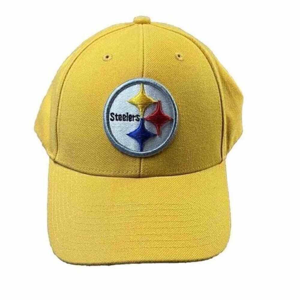 Pittsburgh Steelers Hat Cap ‘47 Brand One Size Fit Yellow NFL Team Appar…